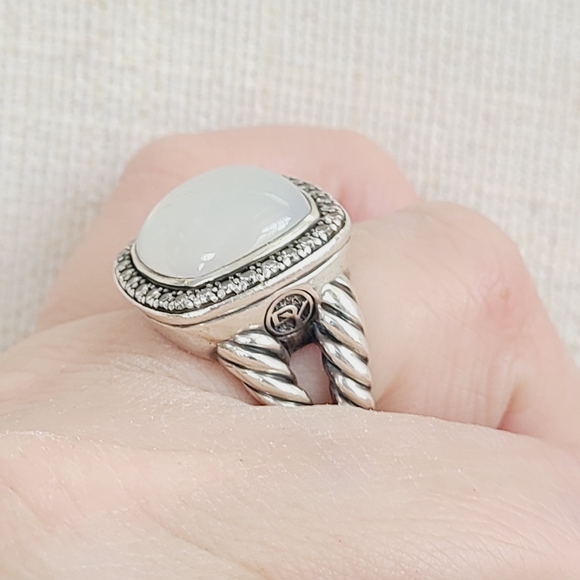 David Yurman Albion 14mm Moon Quartz (Moonstone) D - Picture 14 of 15